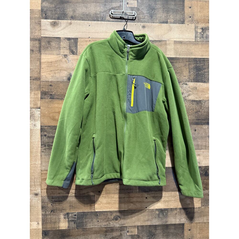 The North Face- Fleece Jacket-Green- Women Size XL